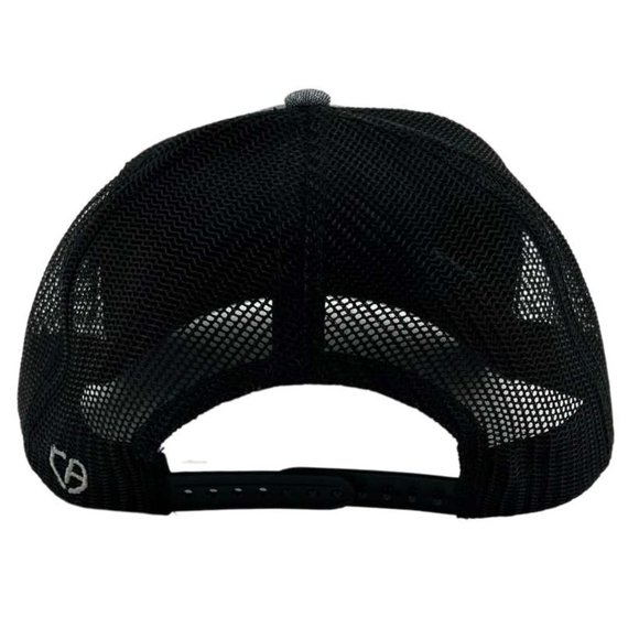 Capamerica Men's Baseball Hat | Sanviac | Snapback | Mesh | Grey & Black | OS - Picture 4 of 4